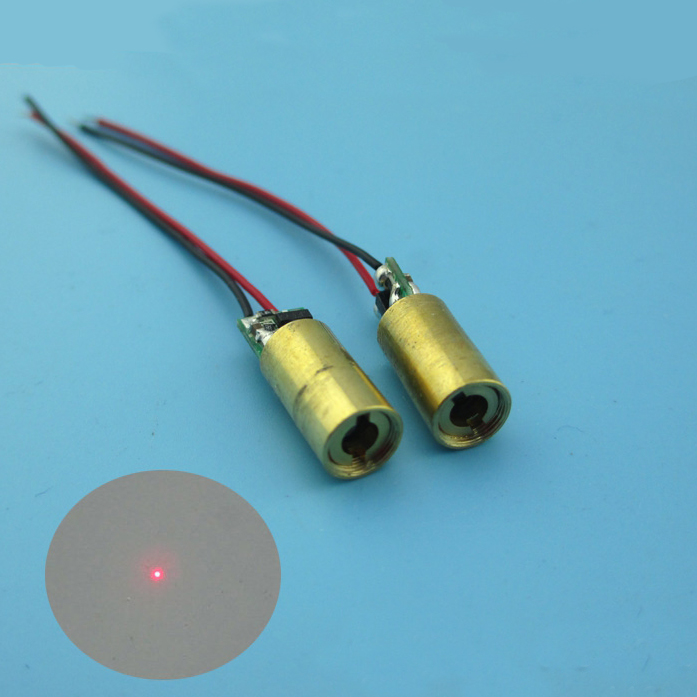 650nm 5mw 빨간색 laser module Focusable dot / 6.5mm*10.5mm / Locator - Click Image to Close